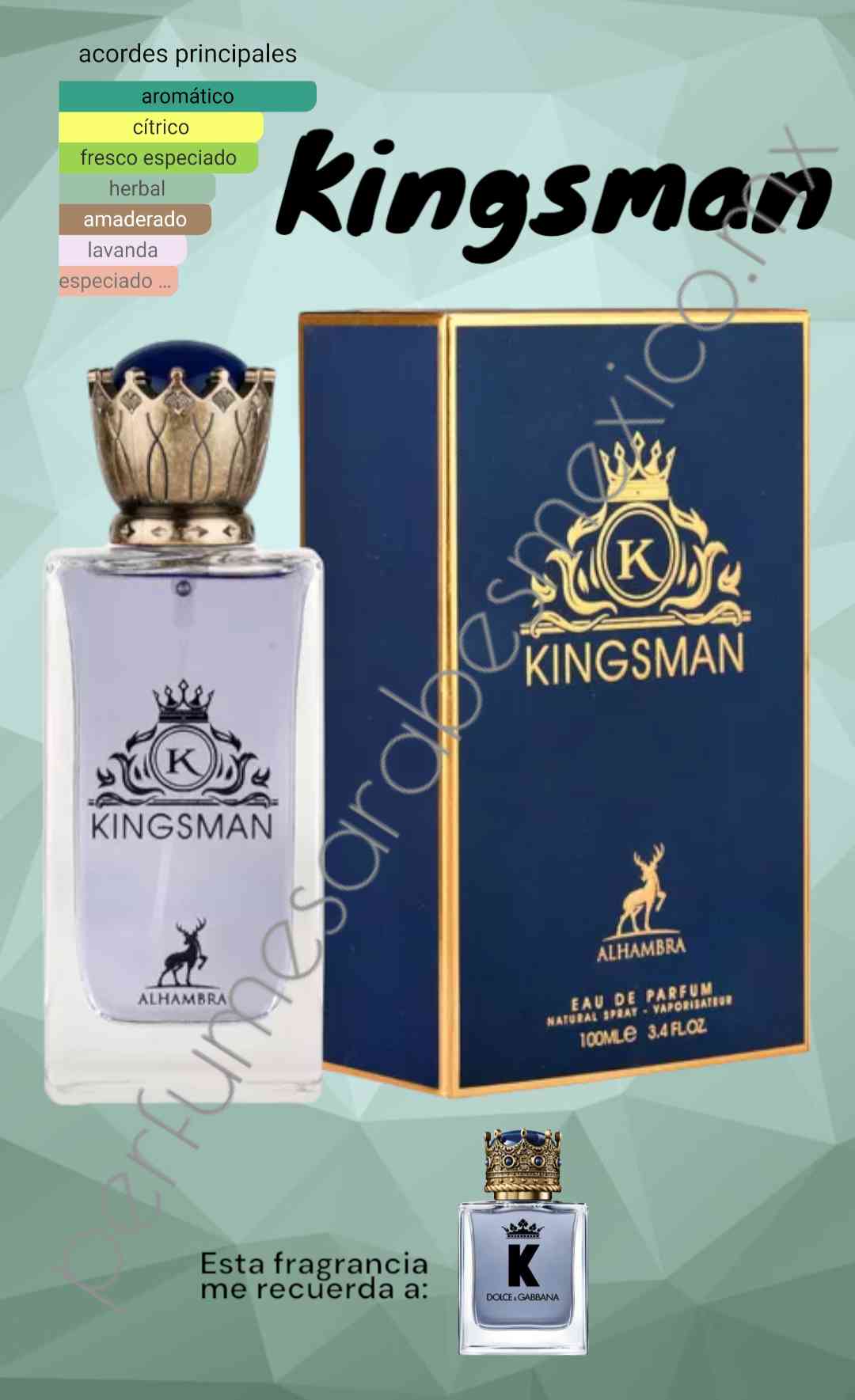 KINGSMAN by Maison Alhambra