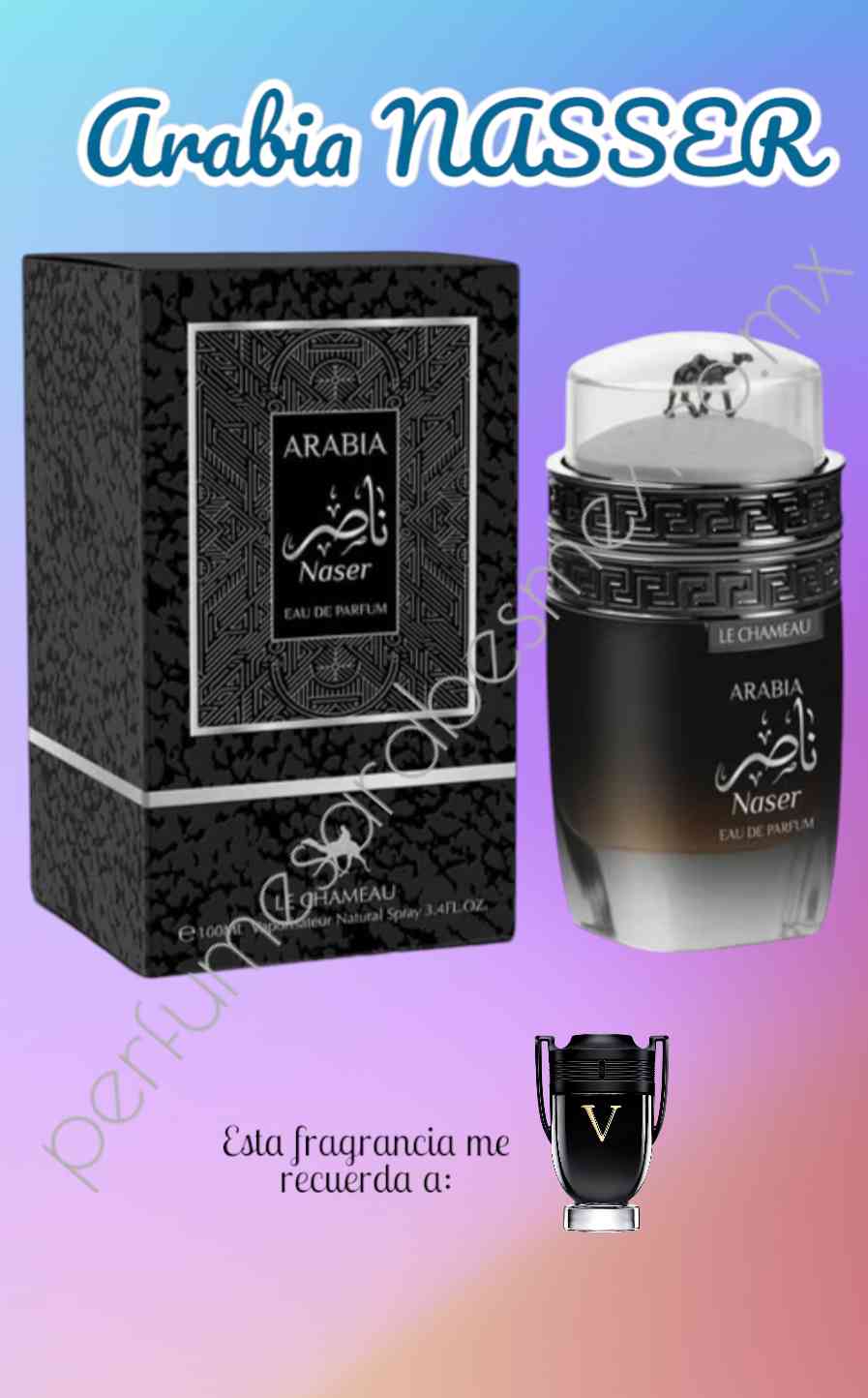 Arabia Naser Perfume Hombre Edp 100 ml Le Chameau Emper