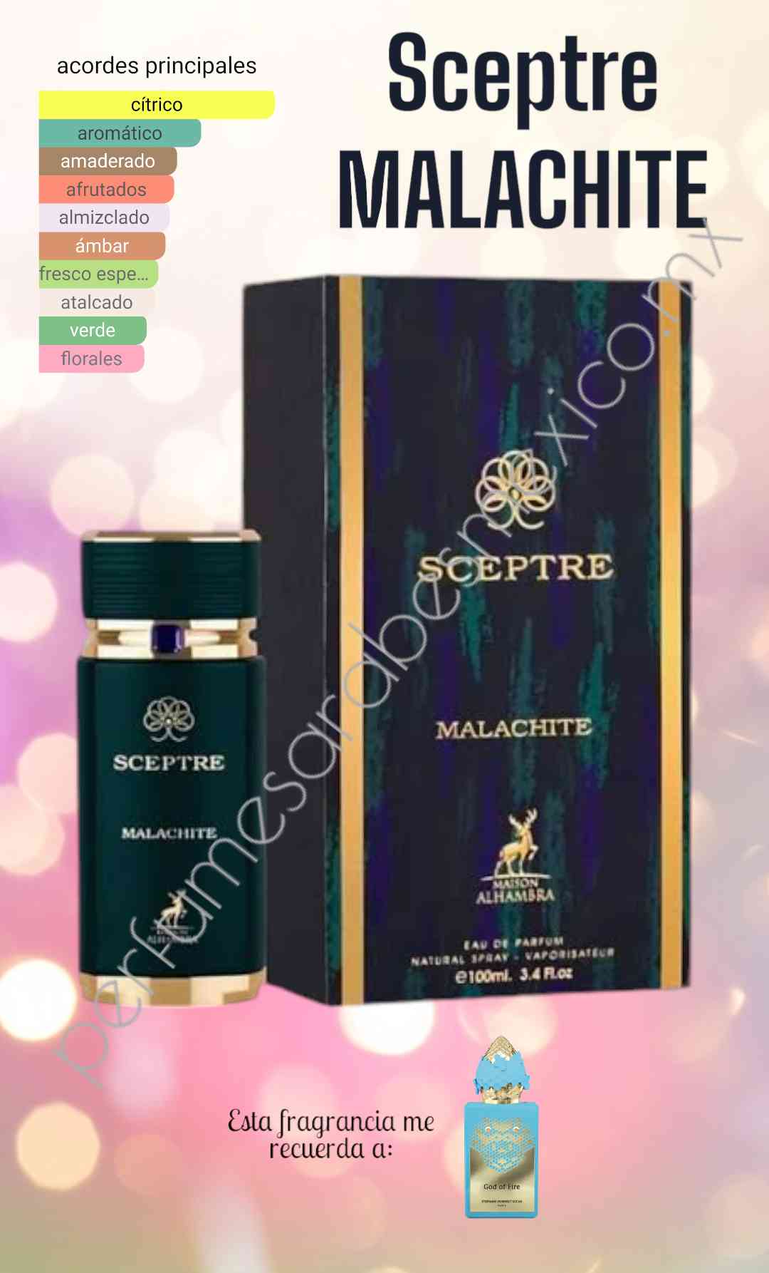 Sceptre MALACHITE by Maison Alhambra