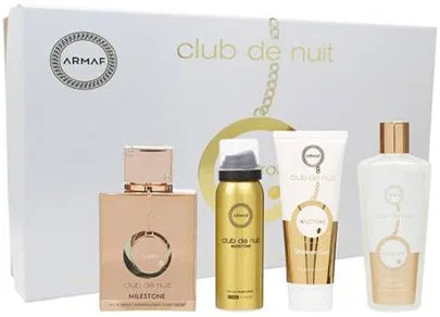 Set 4 Piezas Club de Nuit Milestone Unisex de Armaf EDP 105ML