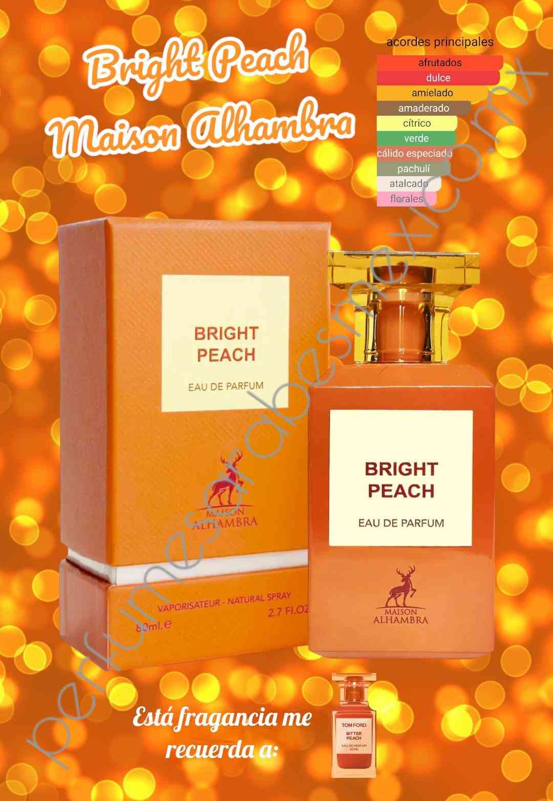 Bright Peach by Maison Alhambra 80 ml