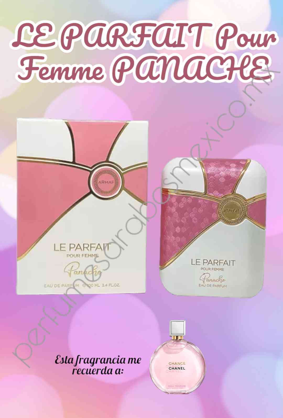 LE PARFAIT Pour Femme PANACHE by ARMAF
