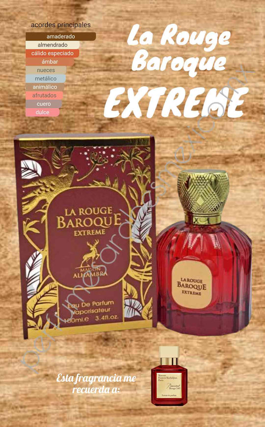 La Rouge Baroque Extreme de Maison Alhambra 100 ml