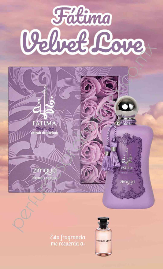 Fátima Velvet Love de Zimaya 100 mL