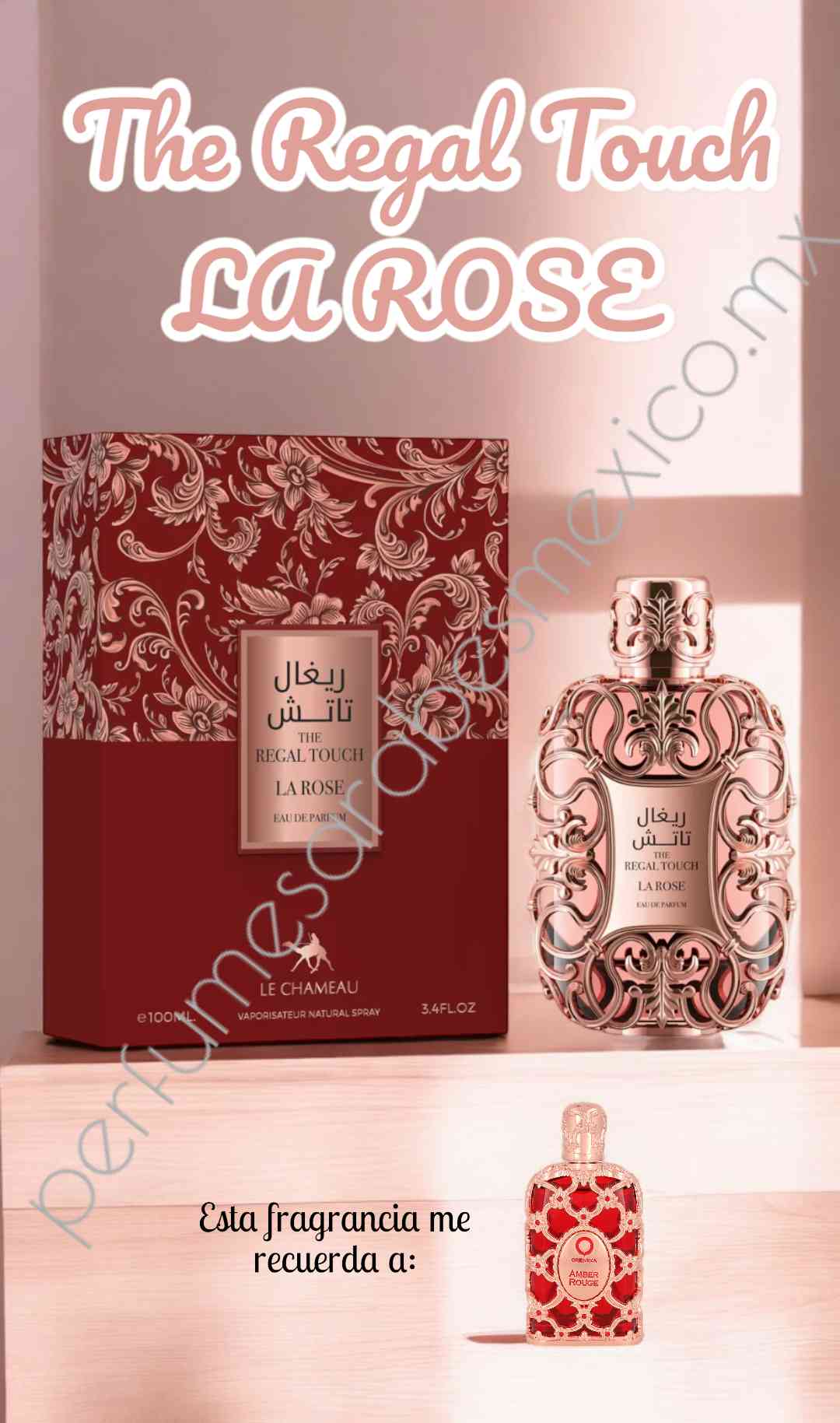 The Regal Touch LA ROSE de Emper 100 mL