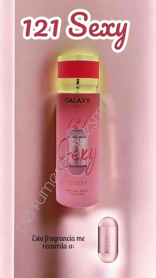 121 Sexy de Galaxy concept 200ml Perfume en aerosol