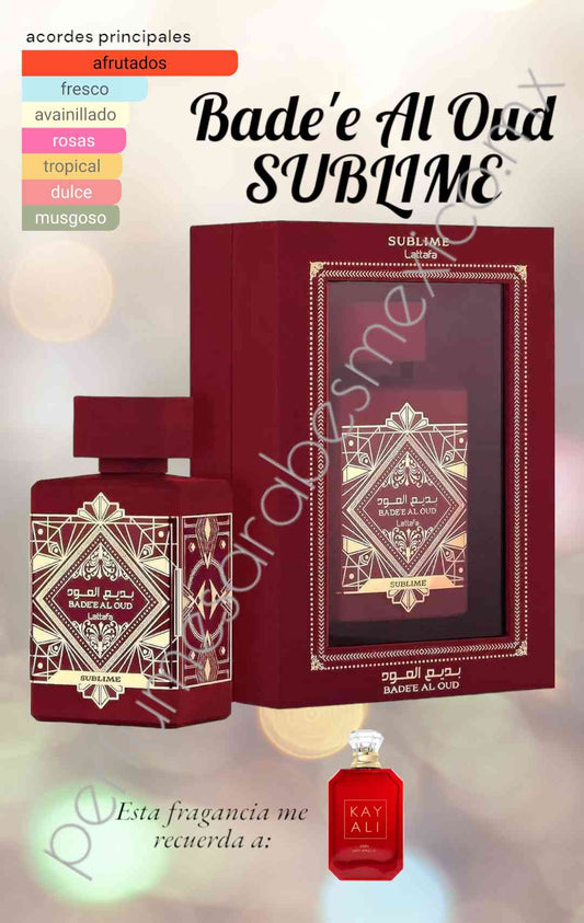Bade'e Al Oud Sublime Lattafa Perfumes