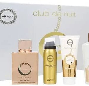 Set 4 Piezas Club de Nuit Milestone Unisex de Armaf EDP 105ML